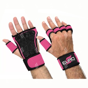 Guantes de Gimnasio Personalizados OEM para Levantamiento de Pesas, Hechos de Neopreno Transpirable, con Acolchado, Soporte para Muñeca, Agarre Fuerte, Medios Dedos - Product Image 1