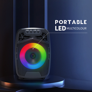 Digitalome SPA-123 5W Wireless RGB LED <b>Lighted</b> Portable for <b>Bluetooth</b> <b>Speakers</b> <b>with</b> Microphone Home Battery Powered - Product Image 3