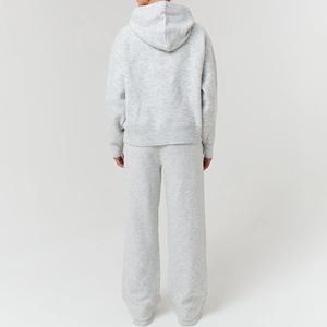 Venta al por mayor 100% algodón Joggers chándal personalizado mejor precio invierno conjuntos transpirable OEM servicio de alta calidad chándales de invierno - Product Image 5