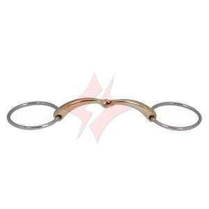 Bradoon équestre sur mesure But anneau lâche Snaffle acier inoxydable cheval bouche Bits culottes Western équitation Durable - Product Image 1