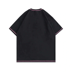T-shirt délavé à l'acide personnalisé Street Wear T-shirts Hip Hop avec logo T-shirt vintage de grande taille vente en gros - Product Image 4