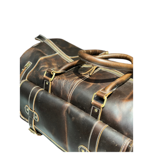 กระเป๋าเดินทางหนังแท้ดีไซน์ล่าสุดสำหรับผู้ชาย น้ำหนักเบา ทนทาน หรูหรา เหมาะสำหรับกิจกรรมกลางแจ้ง - Product Image 4