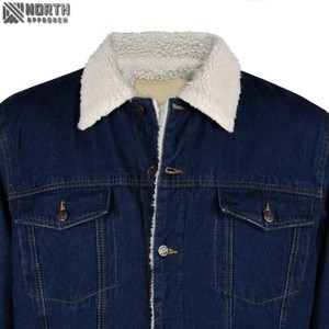 Veste en jean pour homme, personnalisée en usine, vente en gros, haute qualité, coupe-vent, respirante, séchage rapide, personnalisée, noire, devant, hiver - Product Image 6