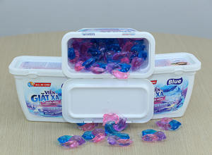 Fourniture de comprimés liquides de détergent à lessive au sel bleu rose écologique-Pods-36 comprimés * 13g de haute qualité - Product Image 5