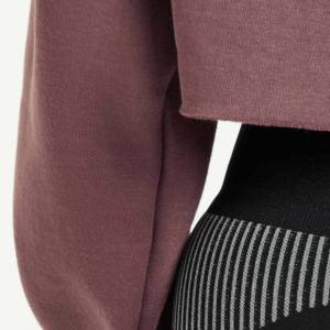 Streetwear Hot Sale Products Casual Apparel High Quality Pullover Crop <b>Top</b> Hoodies Cotton Fleece Women Crop <b>Top</b> Hoodies - Product Image 2