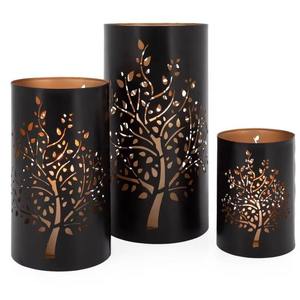 Linternas marroquíes de diseño cónico hechas con metal pesado para decoración del hogar, decoración de bodas, hoteles, artículos de suministros de decoración festiva - Product Image 4