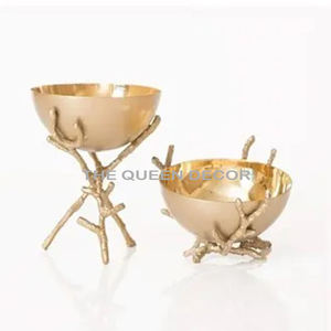 Soporte de quemador de Metal de hoja dorada con mármol redondo atractivo hogar fragancia diseñador Mesa incienso y difusor de aromaterapia - Product Image 3