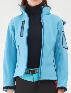 Chaqueta Softshell Multibolsillos de Moda, Chaqueta de Invierno de Secado Rápido al por Mayor, Chaqueta Impermeable Transpirable para Mujer - Product Image 3