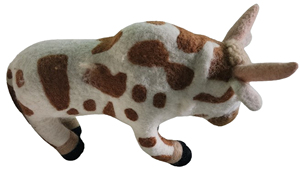 Nepal Handmade Len Cảm Thấy Ox Giáo Dục Đồ Chơi Cho Trẻ Em Ncg AF13-60 Mô Hình 8-13 Năm Unisex - Product Image 4