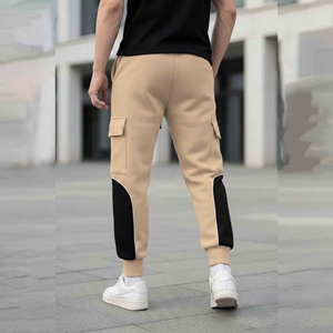 กางเกงขายาวทรงตรงสไตล์วินเทจลำลองสำหรับผู้ชาย ทรงหลวมปานกลาง สไตล์ฮิปฮอป แฟชั่นสตรีท กางเกงคาร์โก้ สีพื้น สำหรับกิจกรรมกลางแจ้ง - Product Image 4