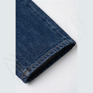 Jeans de Mezclilla Cargo Rectos de Invierno para Hombre, Estilo Urbano, 6 Bolsillos, Tallas Grandes, Lavados, con Logotipos Personalizados, Color Personalizado, Premium - Product Image 6