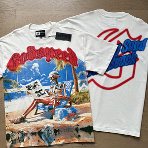 Camisetas Hip Hop 100% Algodón de Oldfit International, Venta al Por Mayor, Corte Regular, Camisetas Lisas para Hombre y Mujer, 220 Gramos, Tela Rib, 2025 - Product Image 5