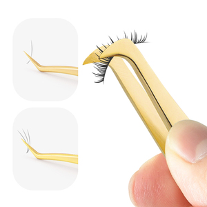 High Quality Stainless Steel Precision <b>Eyelash</b> Tweezers for False <b>Eyelash</b> Grafting Tool with <b>Applicators</b> - Product Image 6