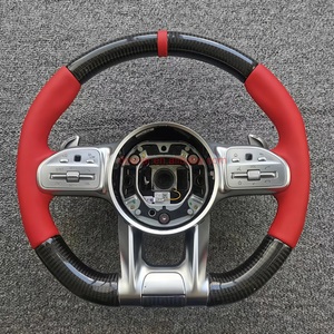 Boutons DOS OLED et poignées complètes en Alcantara <span class=keywords><strong>Volant</strong></span> pour Mercedes <span class=keywords><strong>AMG</strong></span> W205 W212 W213 X217 W217 Classe W221 W222 S63 <span class=keywords><strong>CLA</strong></span> GLE - Product Image 3