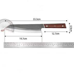 Pedidos a granel personalizados al por mayor, servicio OEM y ODM, cuchillo de chef de acero de alta dureza forjado a mano profesional, cuchillo de hoja afilada - Product Image 5