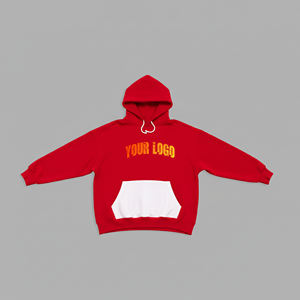 เสื้อสวมหัวไหล่โอเวอร์ไซส์ของผู้หญิงเสื้อฮู้ดสีบล็อกสีสวมใส่สบายระบายอากาศฤดูหนาว - Product Image 4