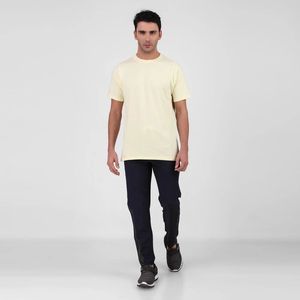 เสื้อยืดถักสำหรับผู้ชายฤดูร้อน พร้อมโลโก้สั่งทำ OEM ทรงเข้ารูป คอกลม แขนสั้น สไตล์ลำลอง สีพื้นเรียบ ปักลาย 3 มิติ - Product Image 2