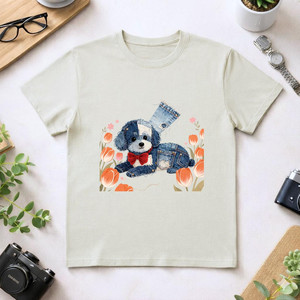 T-shirt personnalisé unisexe surdimensionné 210 GSM 100% coton avec impression DTG - Taille 2XL - Product Image 1