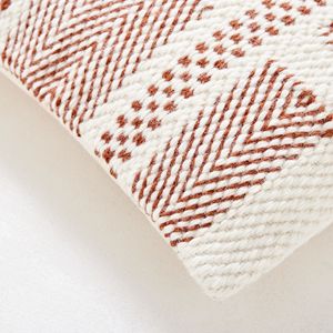 Housses de coussin en laine tissées à la main de style européen élégant housses de coussin en laine texturée frange pour maison hôtel pour chambre salon - Product Image 5