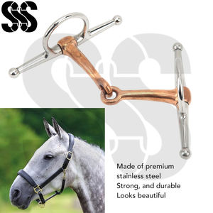 Venta al por mayor: Nuevos y modernos bocados de rienda de control superior para caballo, de acero inoxidable, con mordaza articulada de doble acción. - Product Image 6