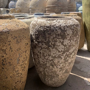 Fourniture d'usine grande jardinière de jardin en céramique émaillée extérieure poterie de plantes d'extérieur de haute qualité pour l'affichage de fleurs et de plantes - Product Image 1