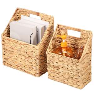 Panier de rangement tissé à la main 2 tailles Paniers muraux Panier de rangement fait à la main Vente en gros écologique Fabriqué par VgreenArt au Vietnam - Product Image 2