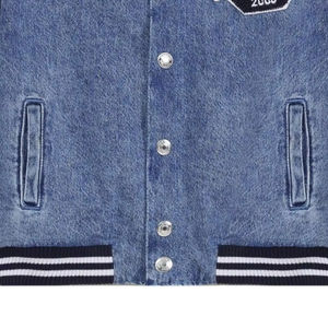 Fabrication en usine Nouvelle arrivée Veste en jean pour homme à manches longues Prix de gros personnalisés Vestes en jean pour homme - Product Image 4