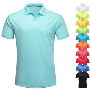 Liso Dry Fit Polo Camisetas Hombre Transpirable Poliéster Golf Camisa Unisex Secado rápido Deporte Cuello Camiseta Camisas Polos Para Hombres - Product Image 1