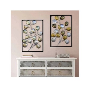 Taille et forme personnalisées Art mural en métal Design moderne Décoration suspendue en aluminium pour le salon pour la maison ou l'hôtel - Product Image 4