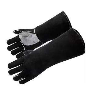 Gants de soudage Tig Mig pour femmes de haute qualité Protection des mains pour l'industrie et la mécanique Gant de soudage en cuir durable et sûr - Product Image 2