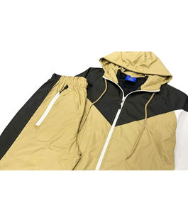 New Style Custom Logo Waterproof Lightweight Polyester Nylon <b>Wind</b> <b>Breaker</b> Men Track Suits Outdoor Nylon Windbreaker Tracksuit - Product Image 6