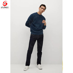 Sudaderas de color sólido impresas personalizadas de alta calidad para hombres Estilo de Jersey de ropa casual con gran oferta de longitud larga - Product Image 2