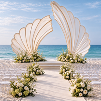Scènes de mariage extérieures personnalisées multi-styles, gamme complète d'accessoires, fournitures de décoration de mariage, fleurs de mariage
