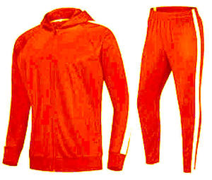 Ensemble de sport de jogging d'hiver avec logo personnalisé pour hommes Vêtements ajustés décontractés en polyester et coton de taille plus pour le fitness - Product Image 4