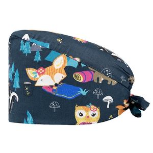 Inspire Line Bonnet de gommage en tissu de coton doux Design réglable Option de logo personnalisable pour les uniformes hospitaliers des travailleurs de la santé - Product Image 2