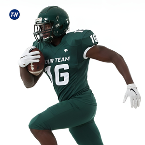 Uniformes de Fútbol Americano Personalizados de Primera Calidad, Pantalones Cortos de Entrenamiento con Impresión por Transferencia de Calor, Transpirables, Tallas Grandes, Listos para el Equipo - Product Image 2