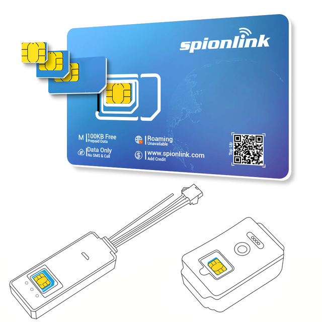 30MB Simcard Spionlink International 2G 3G 4G IoT M2M SIM Card Mobile Roaming Card for Gps Tracker Europe