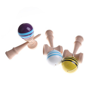 Premium Quality Wooden Kendama Toy Educational Skill Game <b>Ball</b> and <b>String</b> Sports Gifts Wholesale - Product Image 2