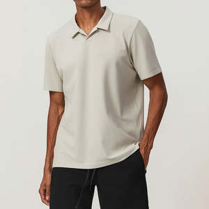 Polo clásico de manga corta para hombre, hecho al por mayor, transpirable, cómodo, tejido para deportes, ropa informal - Product Image 6