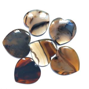2025 mejor calidad Natural Montana ágata corazón piedras preciosas sueltas pendientes de alta calidad tamaño libre mejor producto Jaipur - Product Image 3