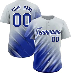 Personalizado poliéster deportes malla béisbol sublimación logotipo personalizado equipo de béisbol uniforme en blanco camiseta de béisbol - Product Image 6
