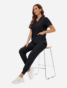 2025 nueva llegada uniforme de hospital al por mayor para mujeres y el mejor diseño de calidad mujeres elegante uniforme de enfermería - Product Image 5
