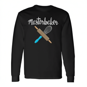 Camiseta de manga larga Masterbaker con diseño de galletas navideñas para adultos, unisex - Product Image 2
