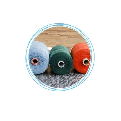 Low Prices Top Grade Natural and Synthetic Fibre Made Yarn with Customized Colored For Sale By Indian Exporters