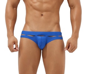 MONO RIDERS Caleçons courts pour hommes en polyester/coton noir respirant, taille haute, avec dentelle, lavables en machine, haute qualité - Product Image 2
