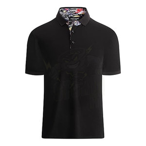 Chemises polo pour homme à manches courtes, coupe régulière, chemise mode décontractée pour homme, col classique, design élégant, vêtements en coton mélangé - Product Image 1
