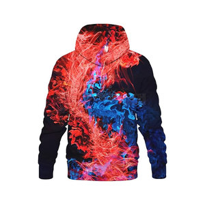 Sweats à capuche imprimés avec motifs personnalisés, en coton doux, style pull-over, pour un usage quotidien, mode décontractée et confortable - Product Image 2