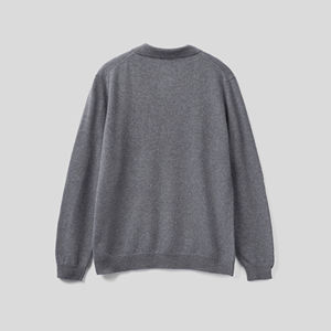 Polo de Manga Larga de Algodón de Lujo, Personalizado para Hombre, con Bordado en el Cuello, Transpirable, de Buena Calidad, Manga Completa - Product Image 3