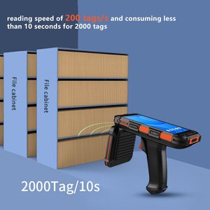 Tốc độ cao Android 13 cầm tay <span class=keywords><strong>UHF</strong></span> <span class=keywords><strong>RFID</strong></span> <span class=keywords><strong>Reader</strong></span> Writer tầm xa Thông tư <span class=keywords><strong>Antenna</strong></span> 860-960MHz 13.56MHz NFC Thẻ tag làm ABS - Product Image 3