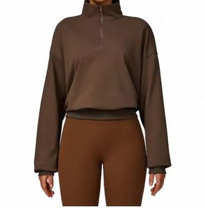 Sudaderas con capucha de gran tamaño personalizadas para mujer, suéter con capucha, sudaderas de manga larga de lana, ropa de Otoño Invierno, Tops con bolsillo - Product Image 1